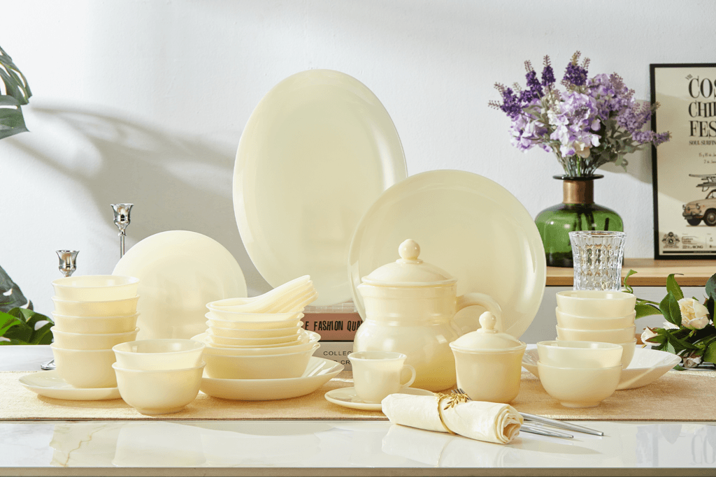 Opal Glass dinnerware Set