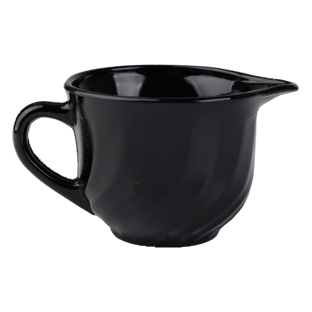 black opal glass milk pot-BNZ
