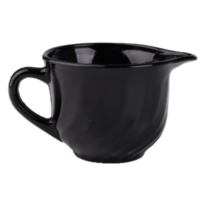 black opal glass milk pot-BNZ