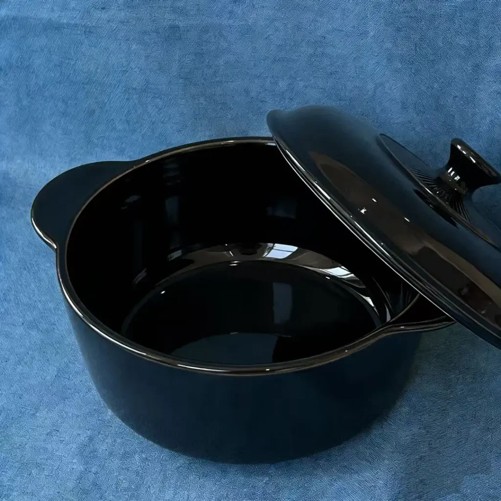 Black Opal Glass Casserole