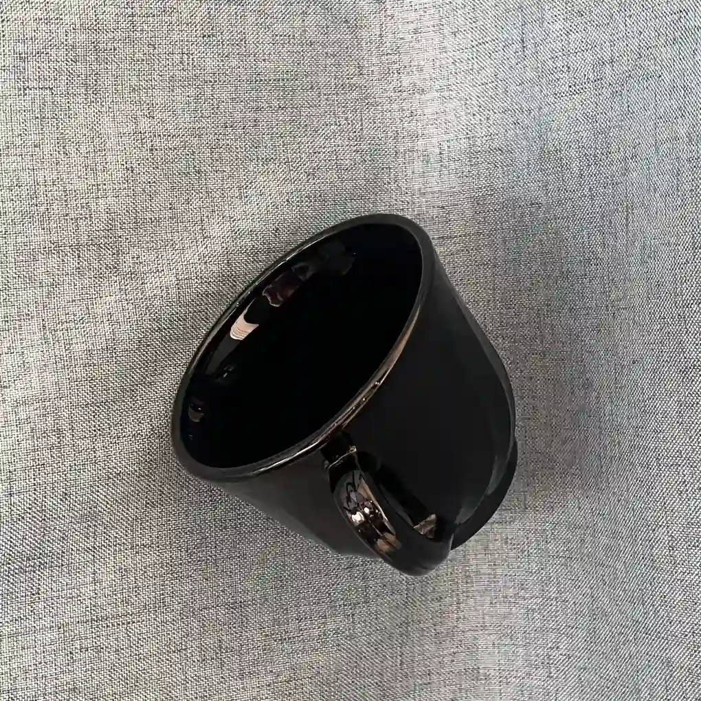 Black Opal Glass Cup