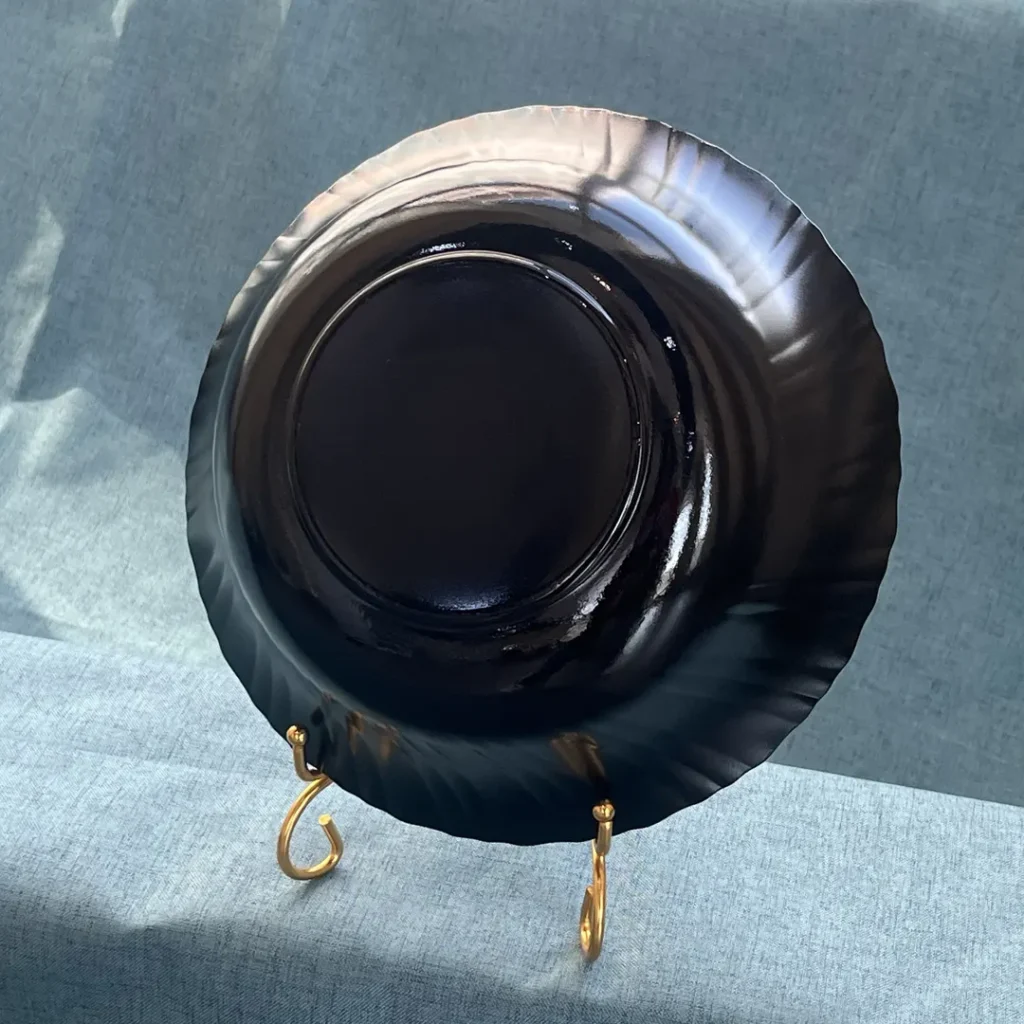 Black Opal Glass Soup bowl