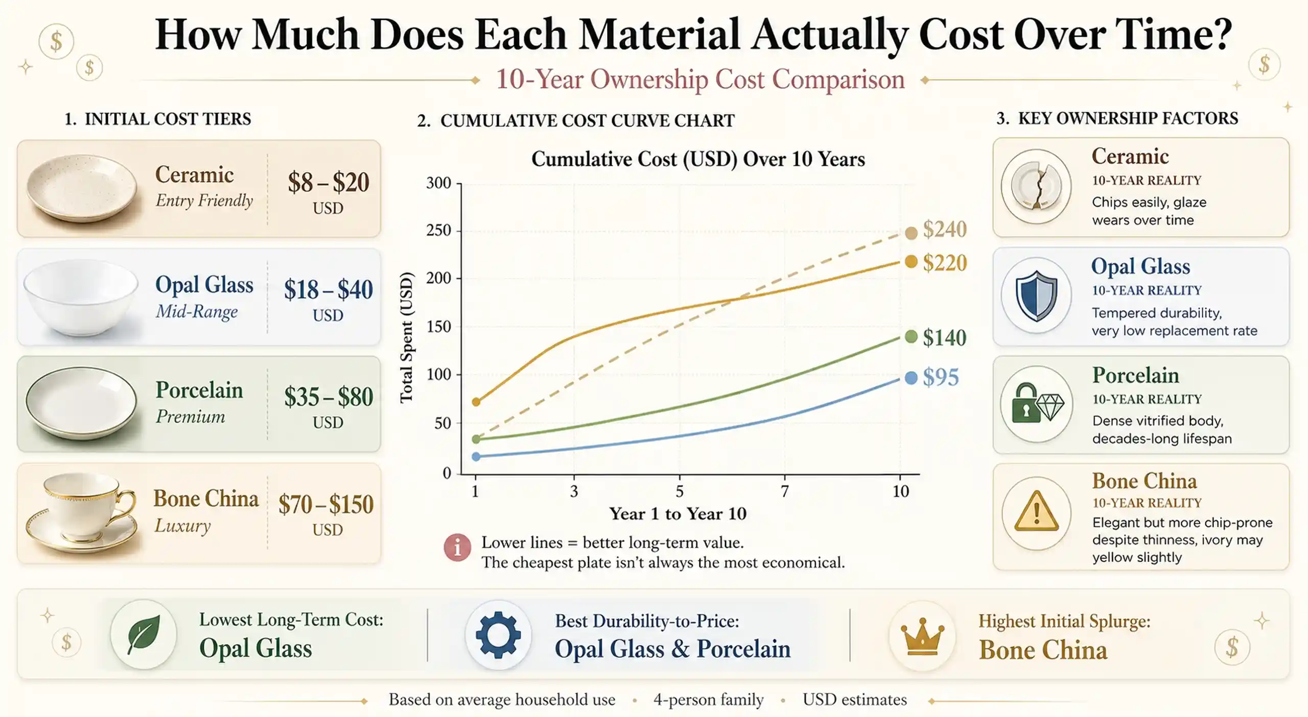 How Much Does Each Material Actually Cost Over Time