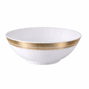 Lace-Edge Opal Glass Bowl