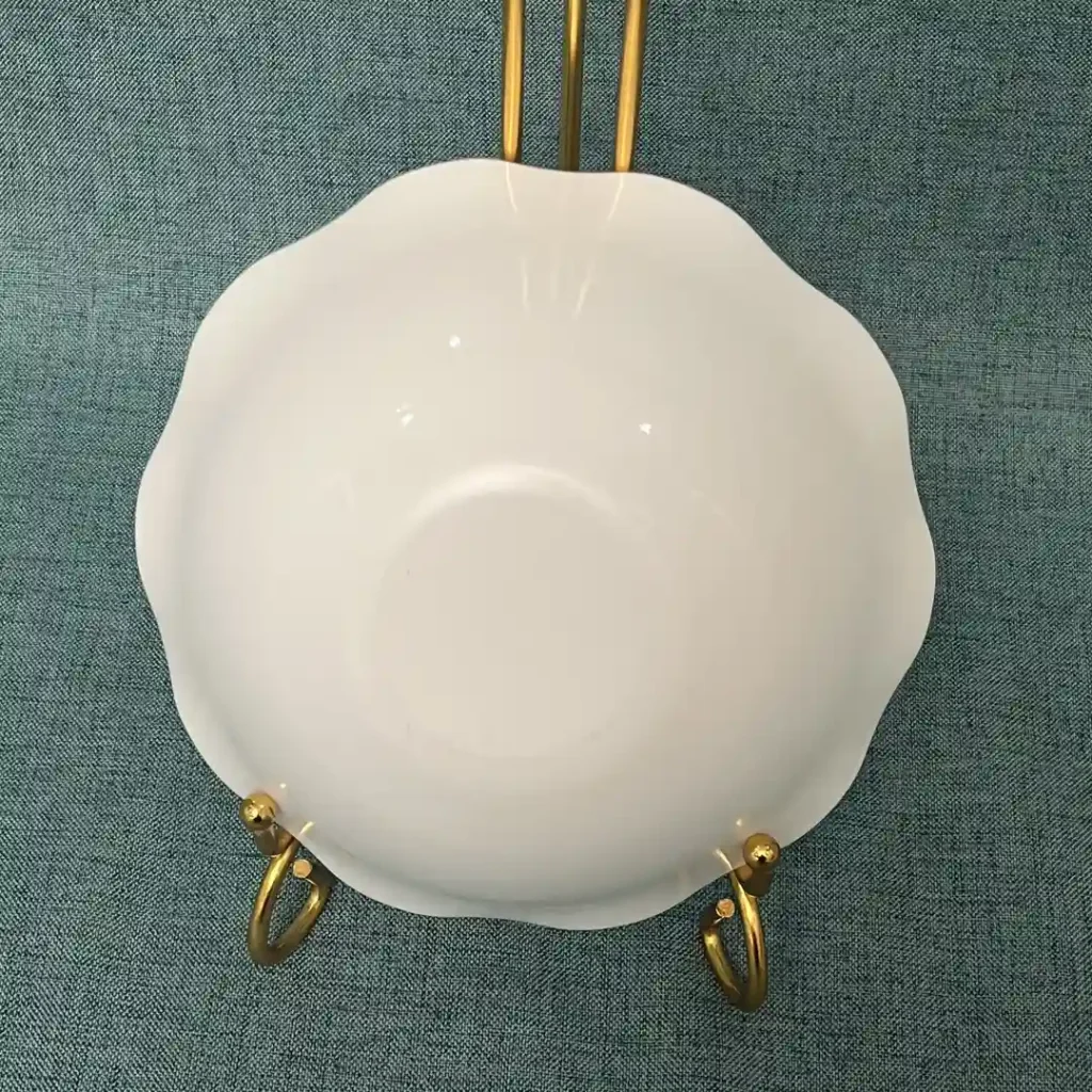 Opal Glass Lotus Bowl