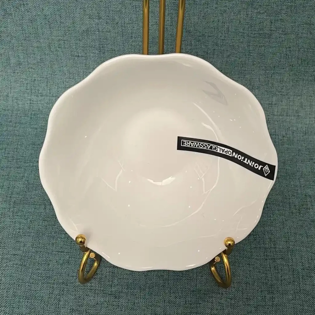 Opal Glass Lotus Bowl