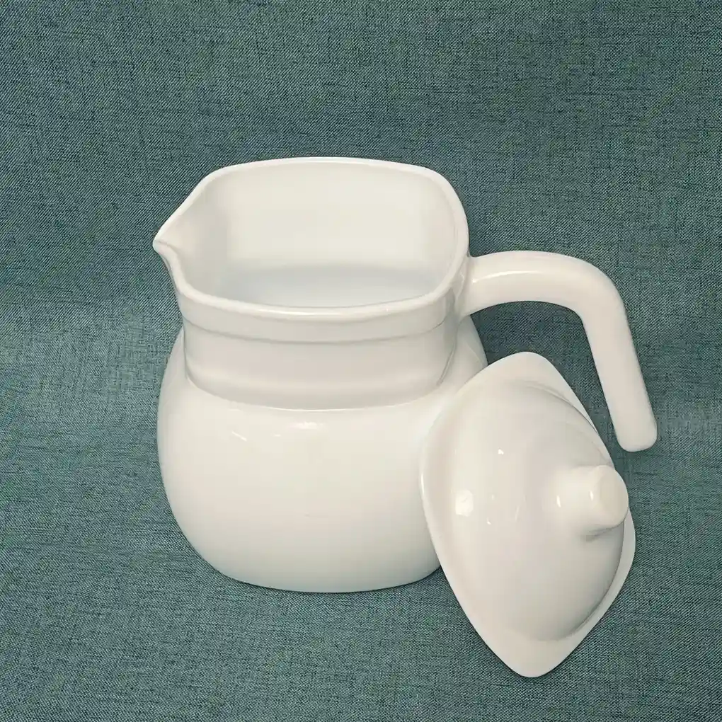 Opal Glass Square Coffee Pot