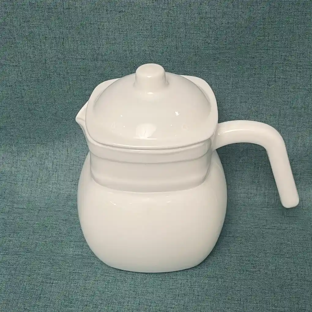 Opal Glass Square Coffee Pot