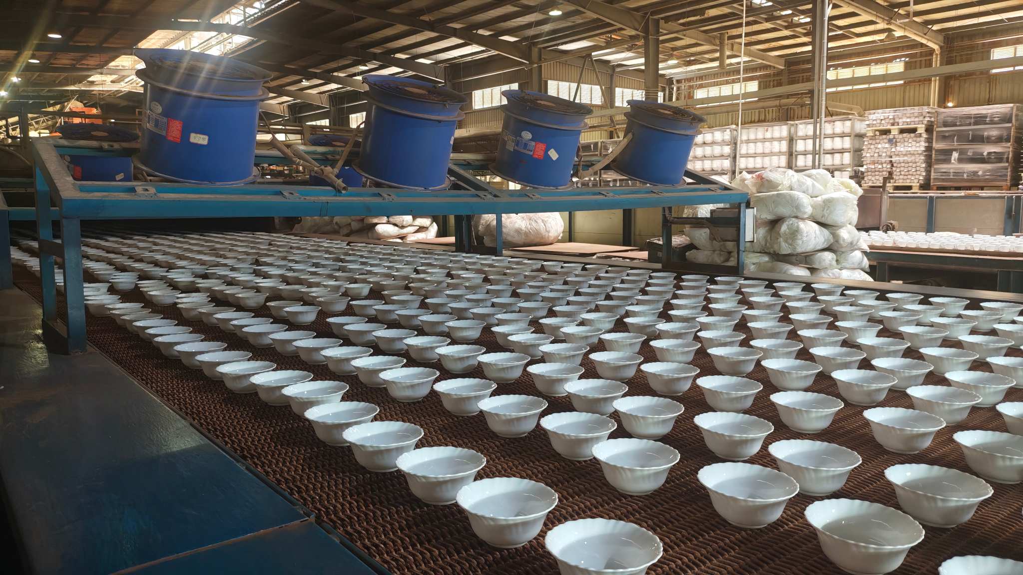 opal glass tableware forming process