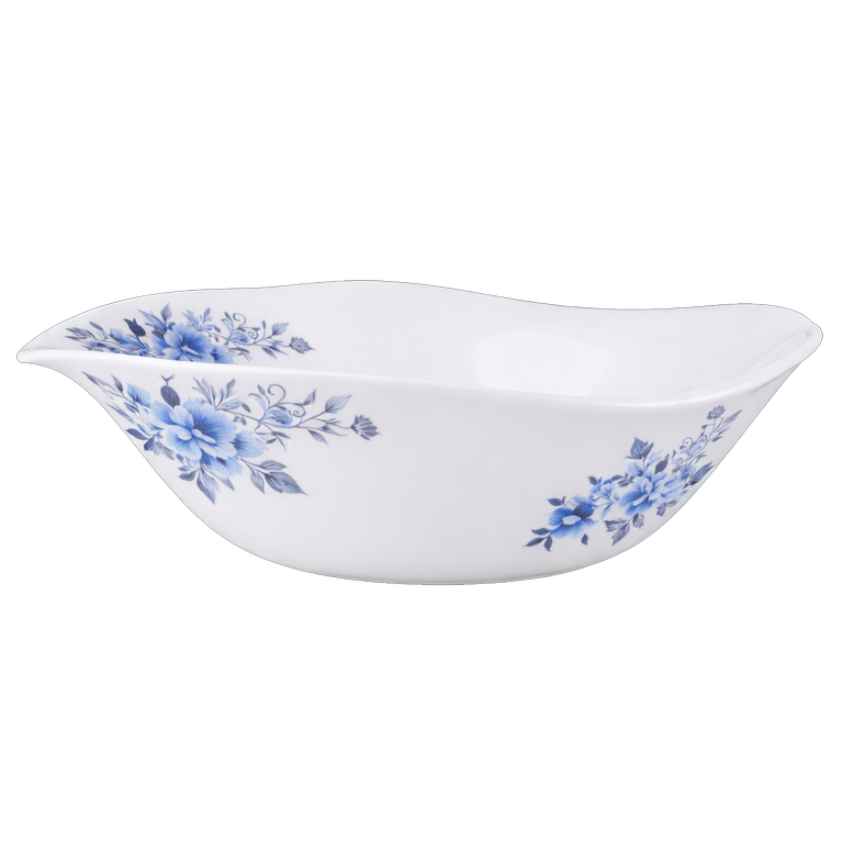 opal glass clover plate