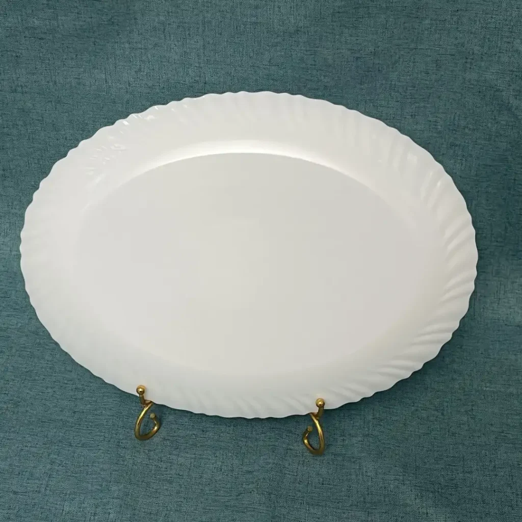 sunflower opal glass Oval plate