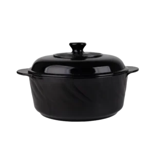 Black Opal Glass Casserole