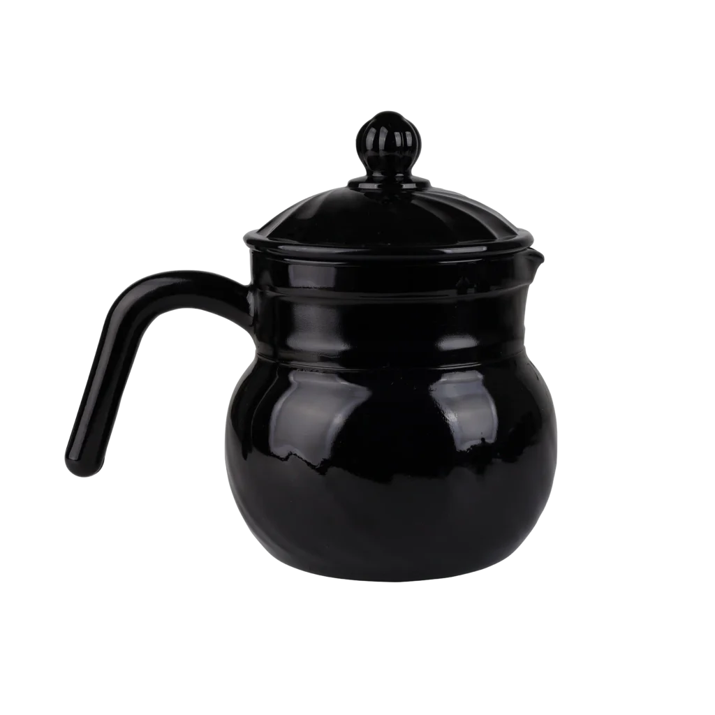 Black Opal Glass Coffee Pot