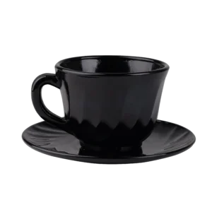 Black Opal Glass Cup