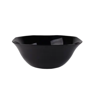 Black Opal Glass Deep Bowl