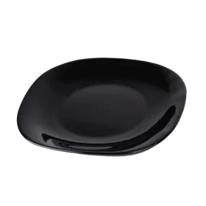 Black Opal Glass Deep Plate