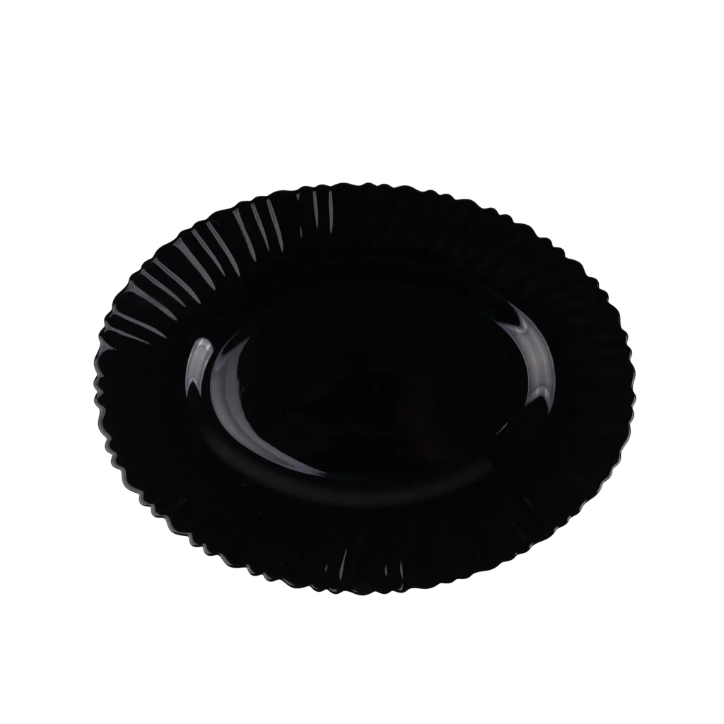 Black Opal Glass Flat plate