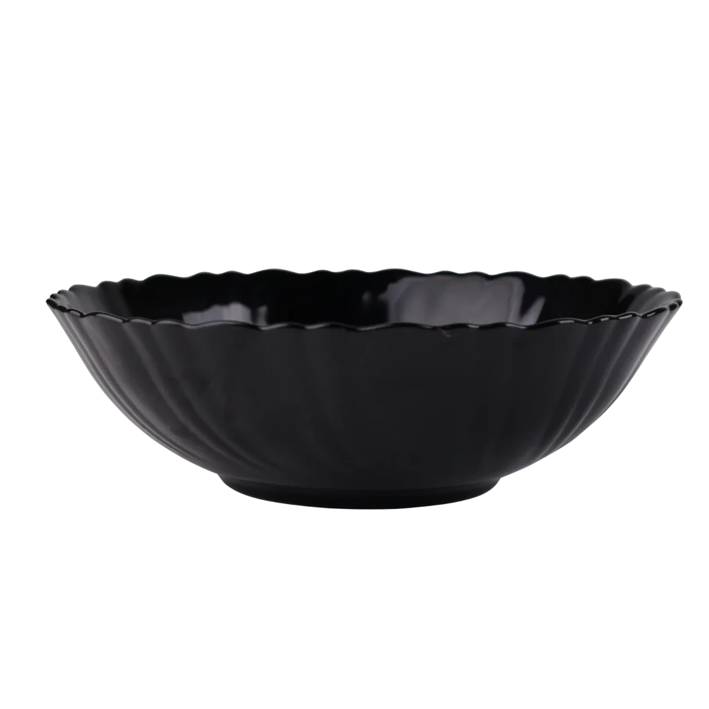 Black Opal Glass Soup bowl