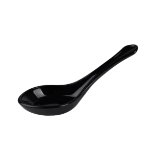 Black Opal Glass Soup spoon