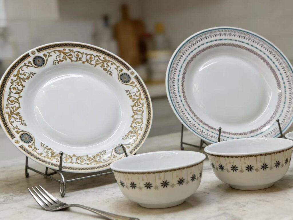 Decoration opal glass dinnerware 2