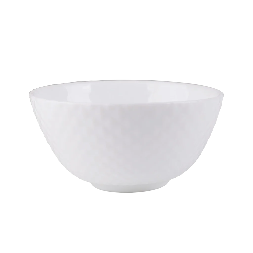 Diamond Opal Glass Bowl