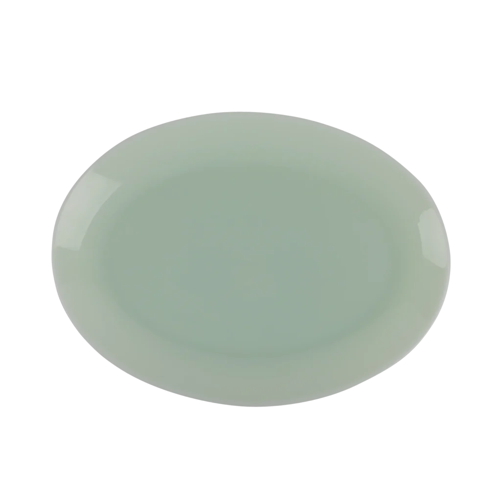 Jadeite Oval Plate