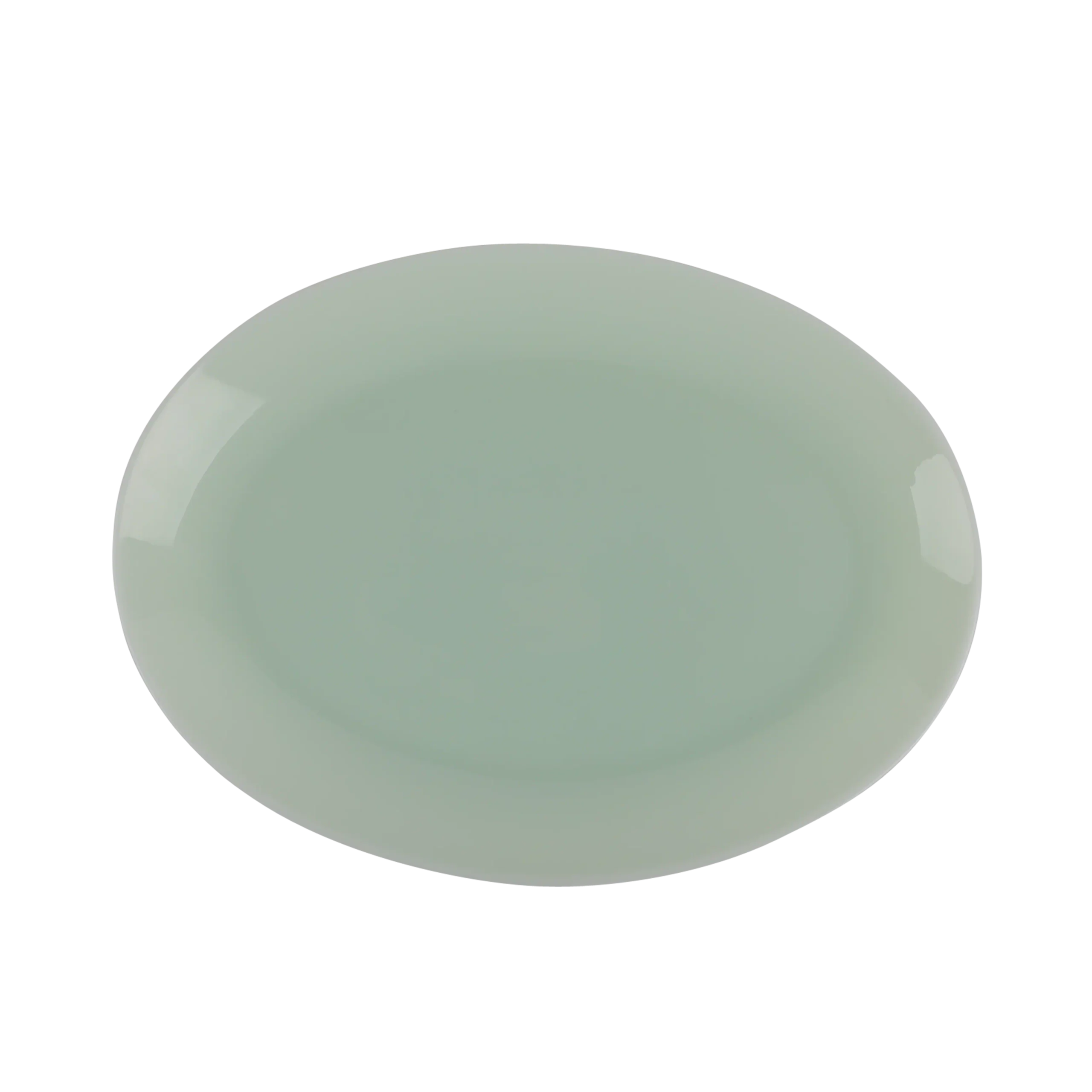 Jadeite Oval Plate