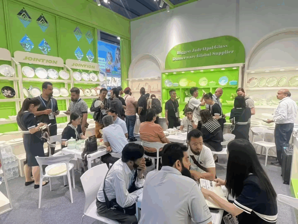 Jointion Exhibition For Opal Glass tableware promotion 2