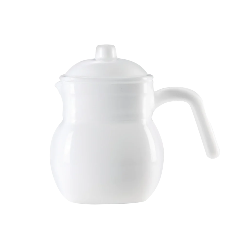 Opal Glass Square Coffee Pot
