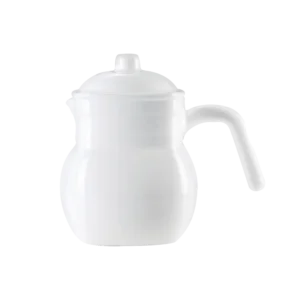 Opal Glass Square Coffee Pot