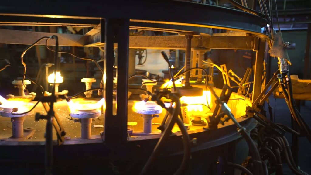 Opal Glass Tableware Fining &Homogenization Zone