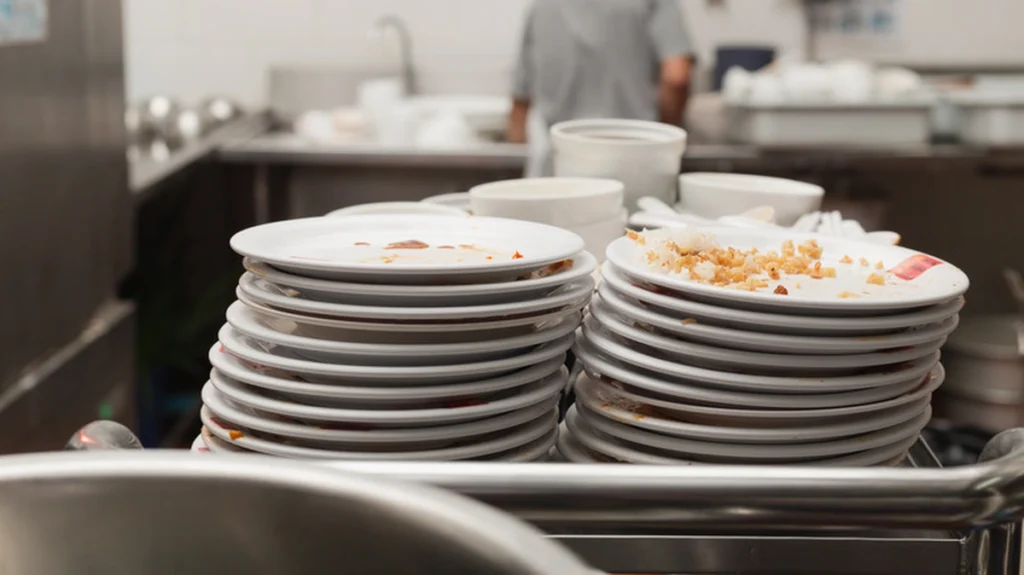 Opal Glass Dinnerware Washing