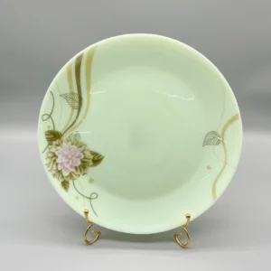 Opal Glass Plate Safer Breakage Pattern | Less Sharp