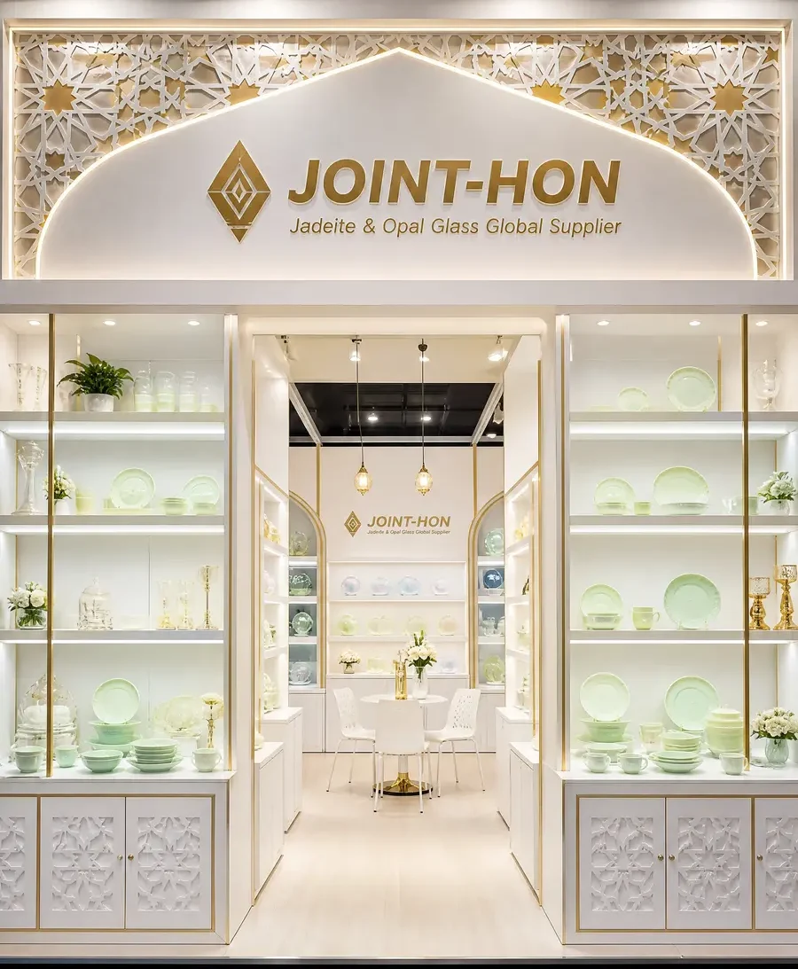 Jointion opal glass jade glass dinnerware manufacturer