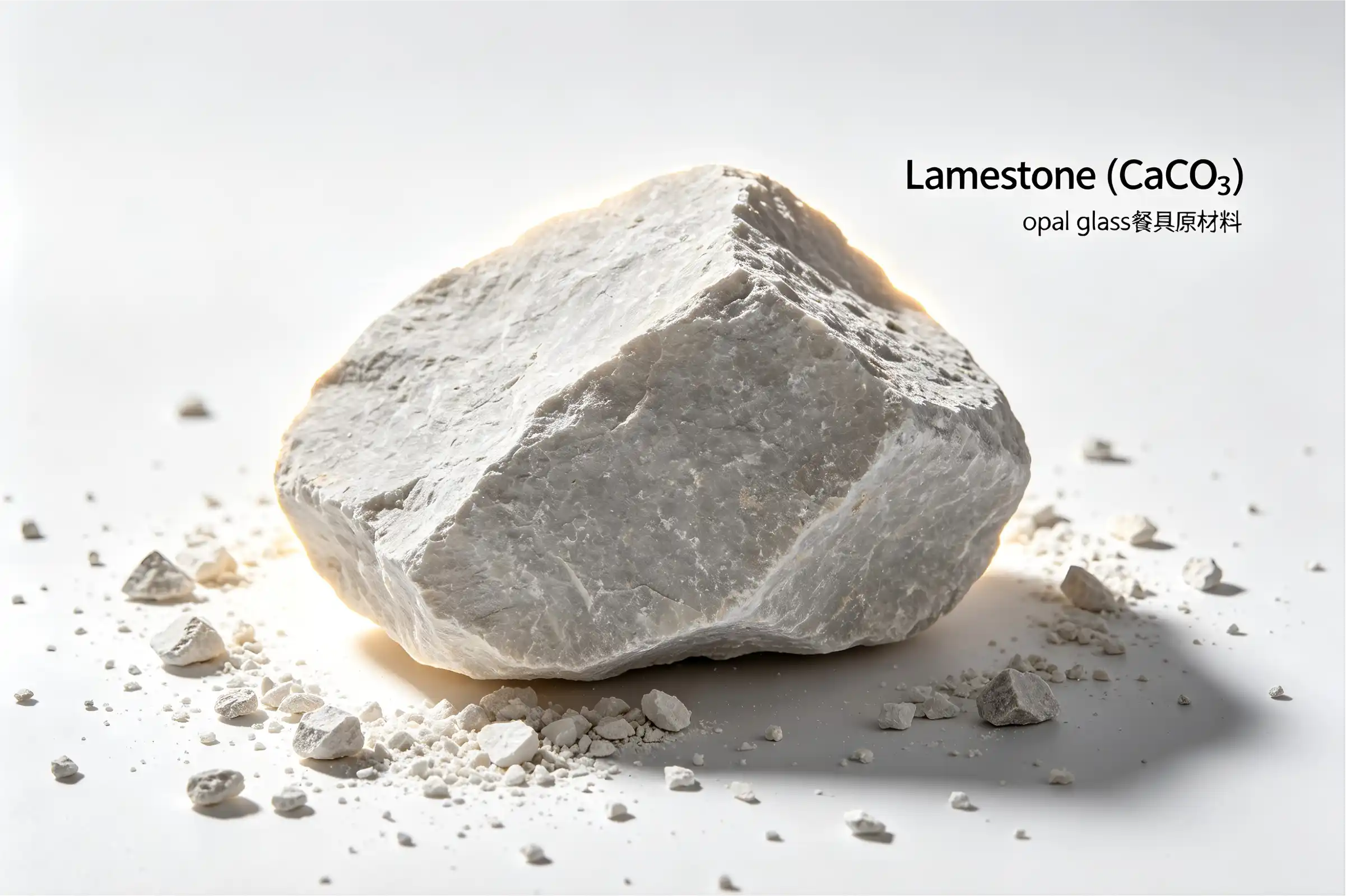 Limestone (CaCO₃)