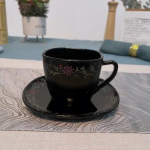 Tempered Opal Glass Coffee Cup | Break-Proof