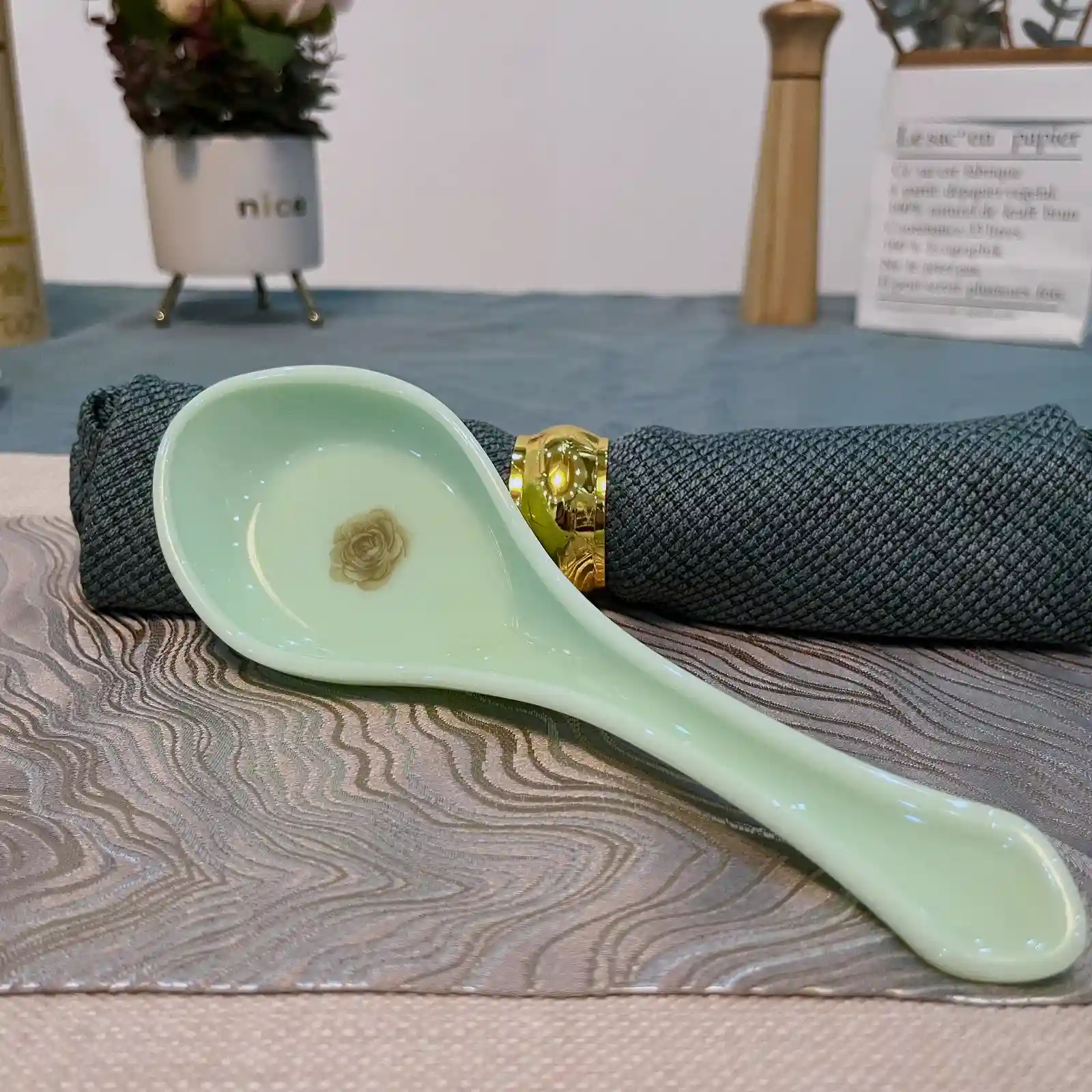 Stain-Proof Opal Glass Spoon | Non-Porous & Hygienic