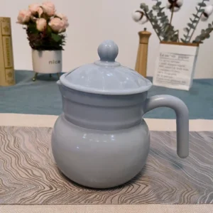 Chemically Inert Opal Glass Tea Pot | Jointion
