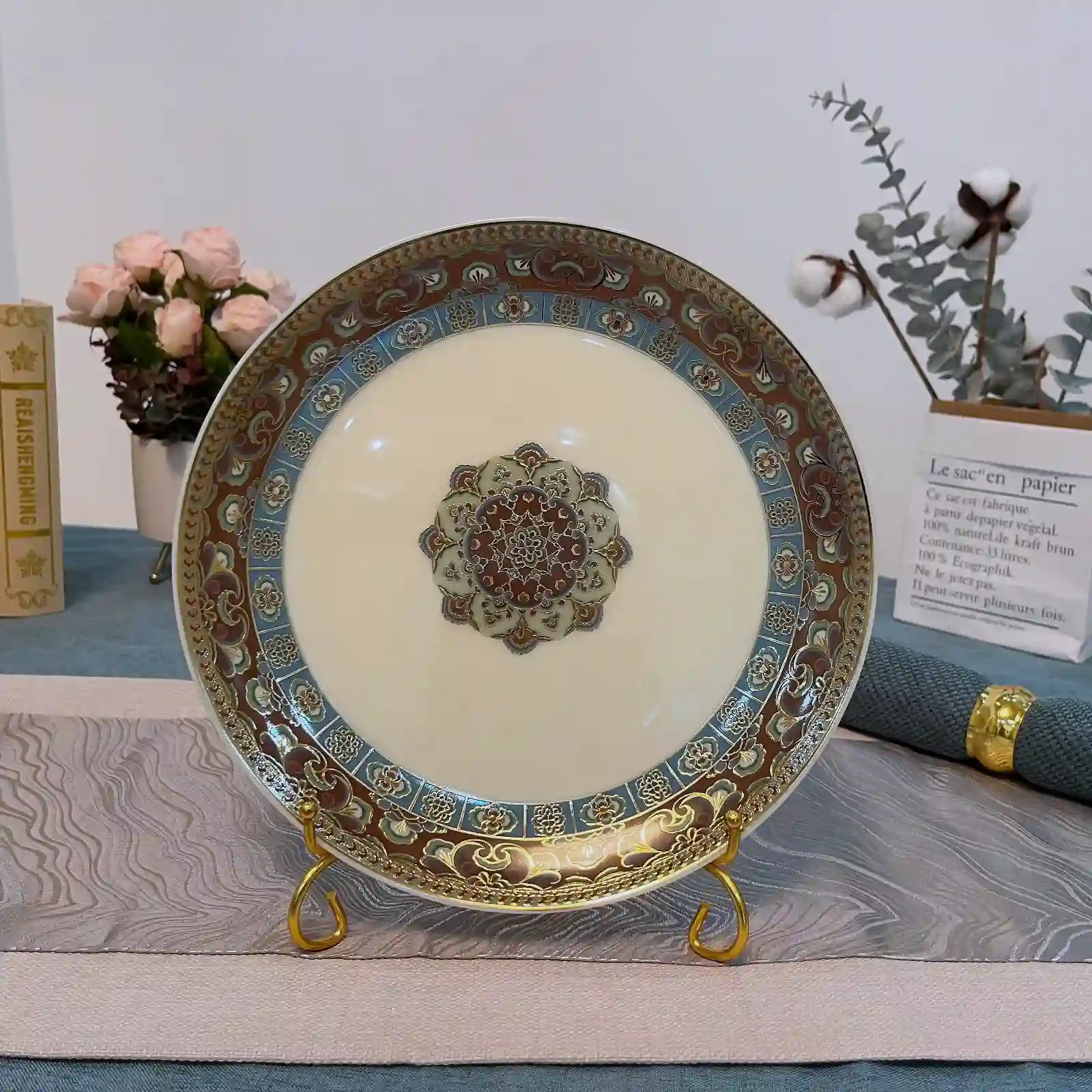 Stain & Odor Resistant Opal Glass Plates