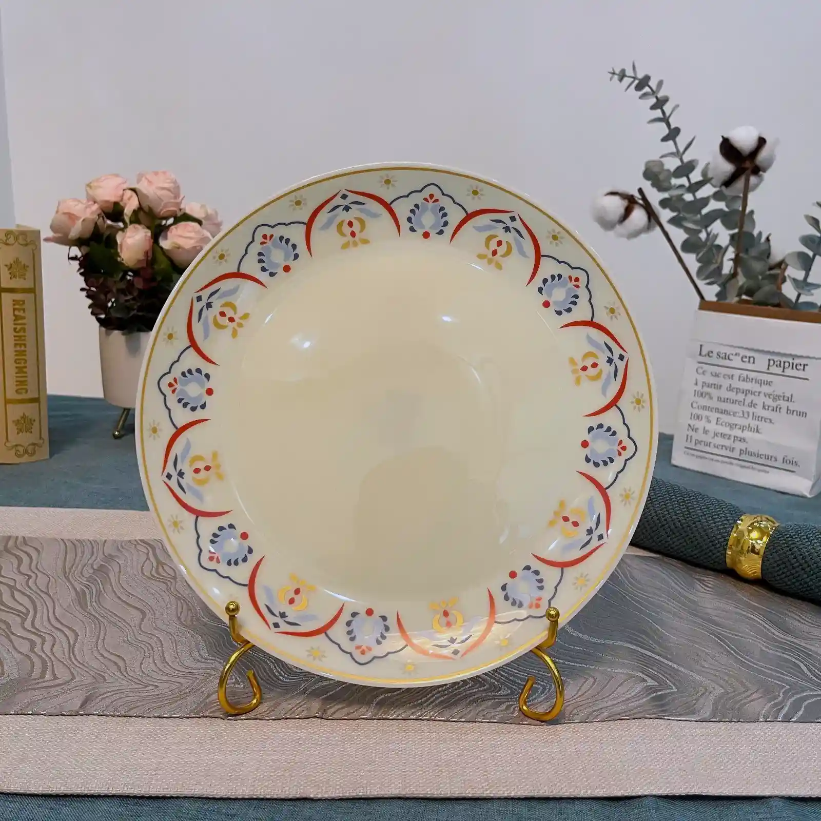 Easy to Clean Opal Glass Plate