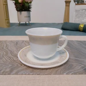 Stain-Free Opal Glass Coffee Cup