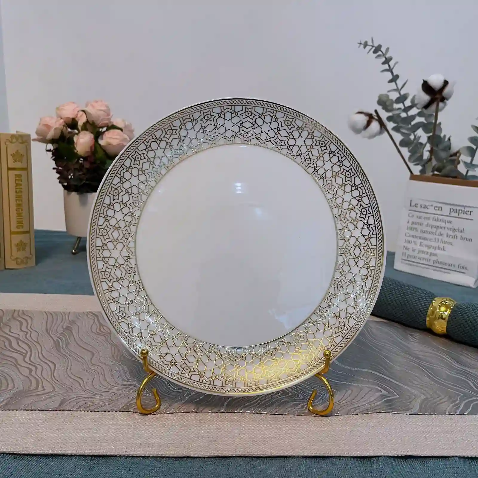 Lightweight Opal Glass Plate