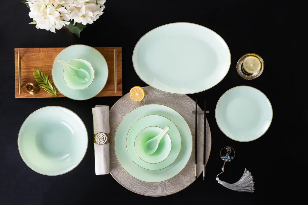 33pcs opal glass dinnerware set 1