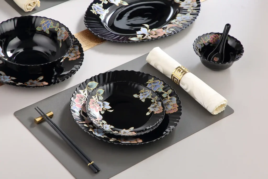 33pcs opal glass dinnerware set