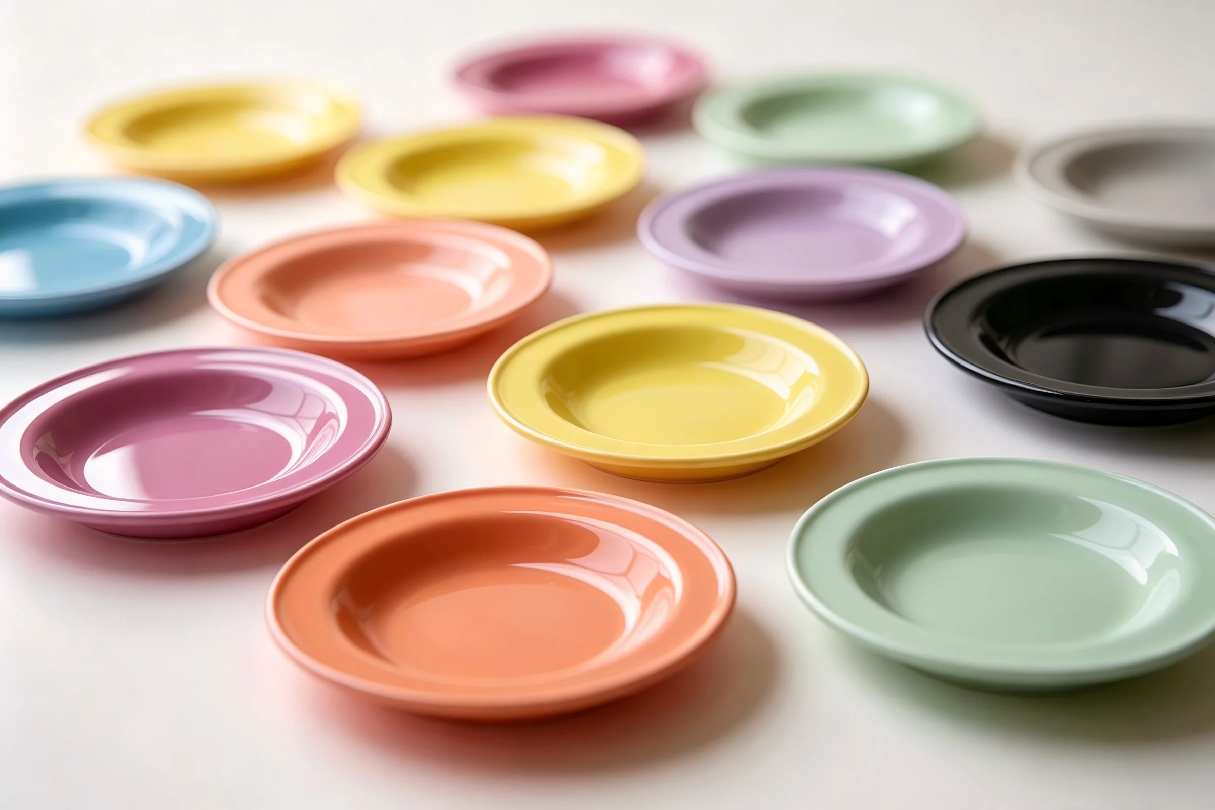 Colored Glazes Dinnerware