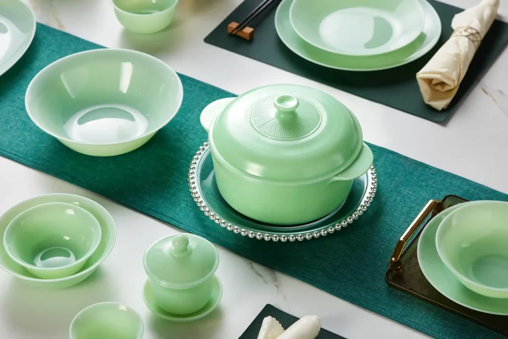 opal glass dinnerware set 15