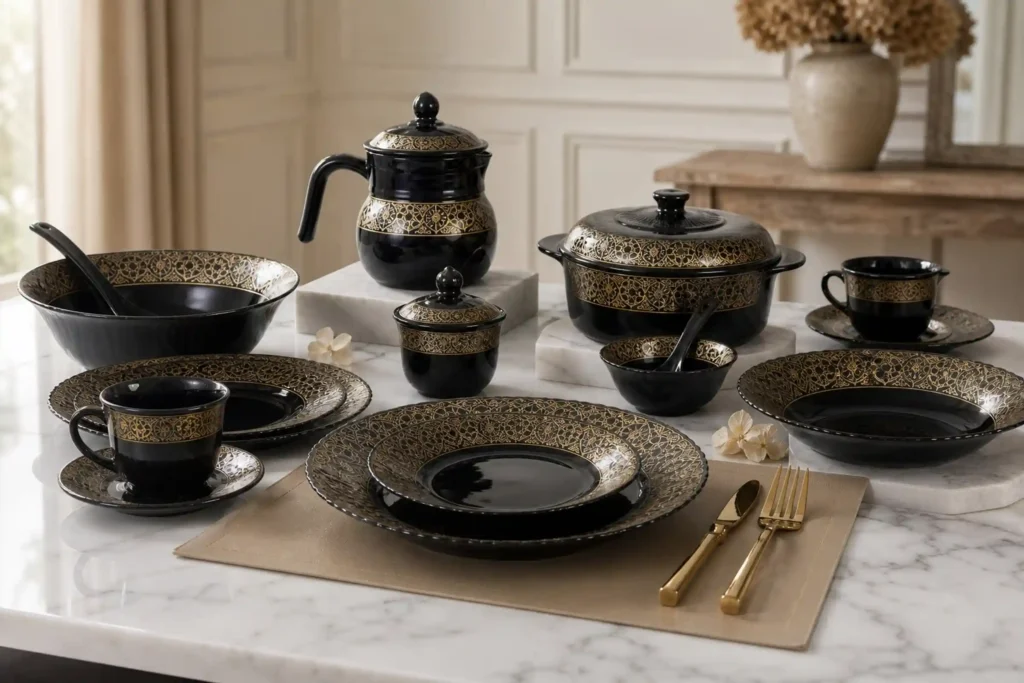 opal glass dinnerware set 23