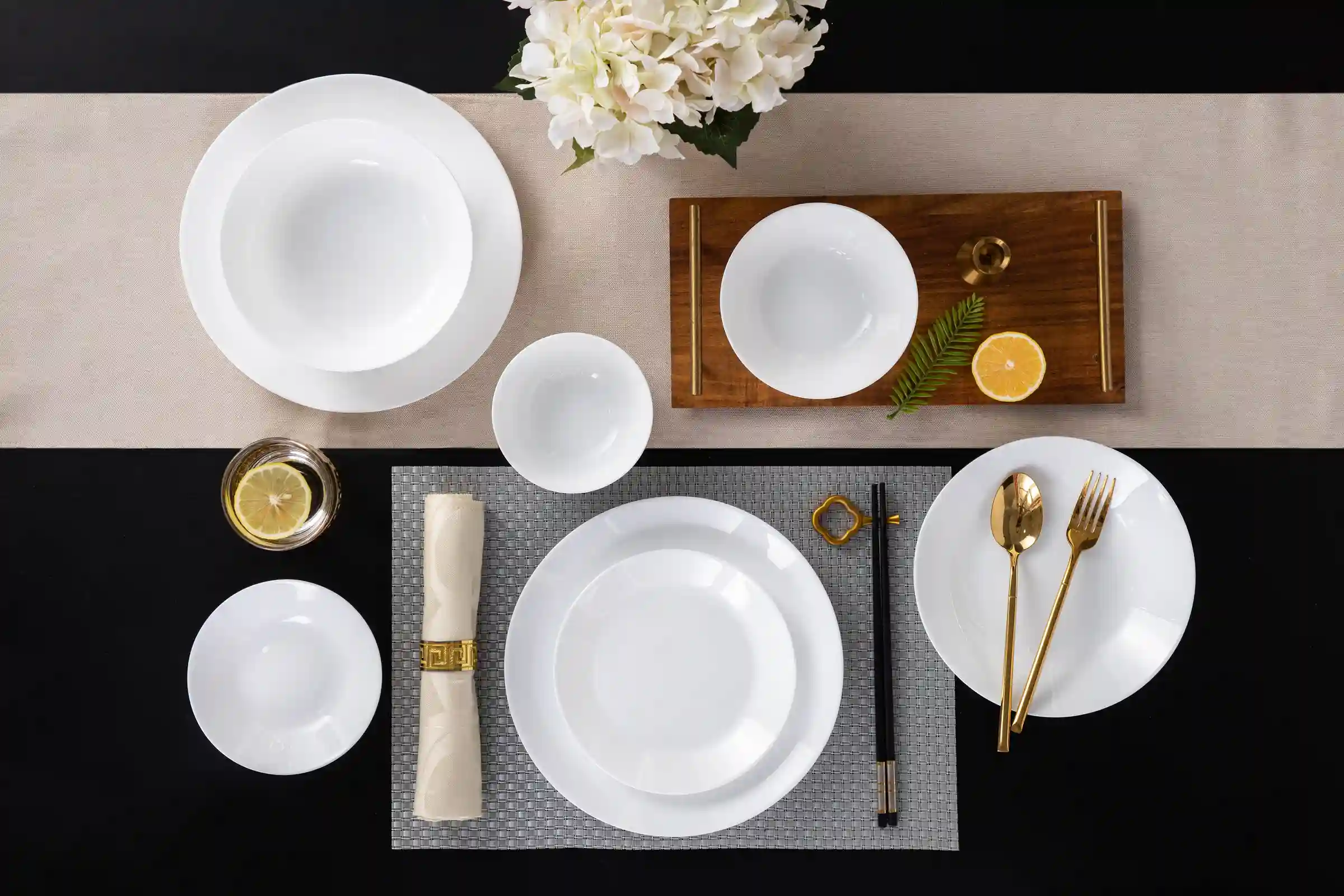milk glass dinnerware set