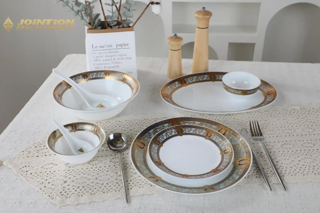 opal glass dinnerware sets 6
