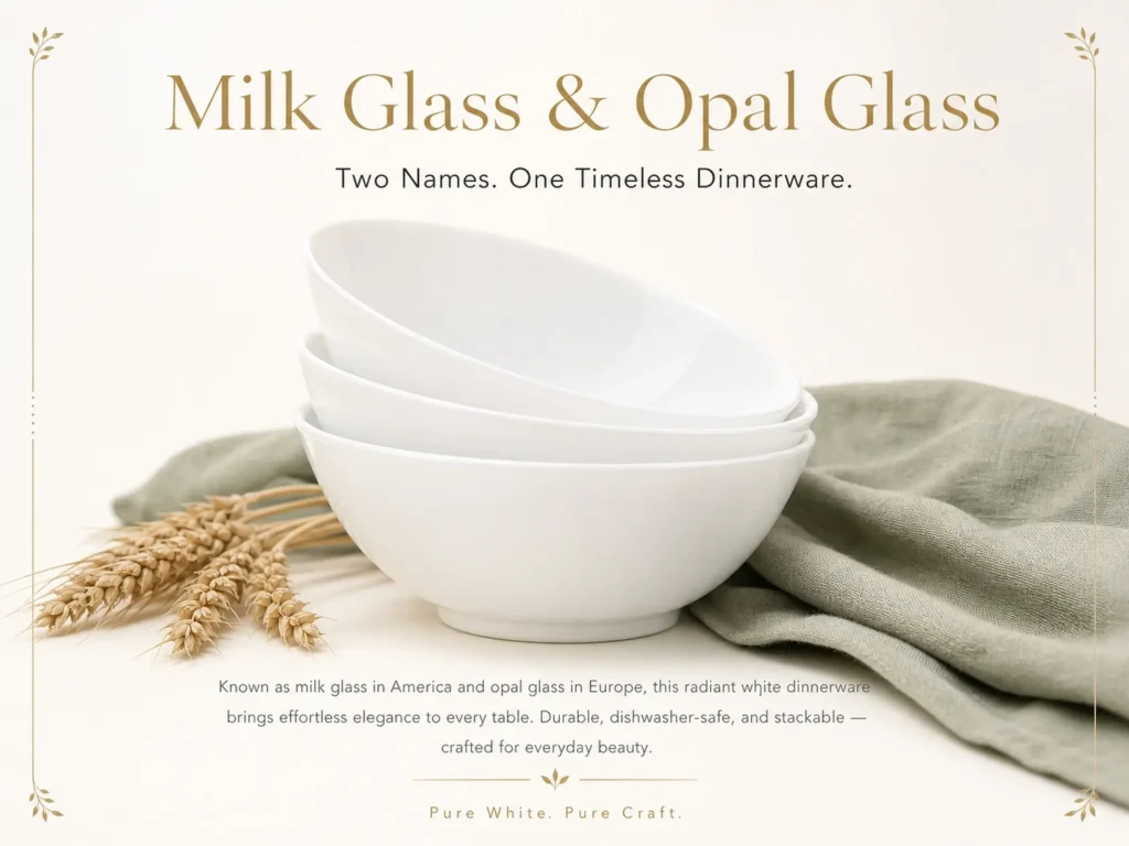 opal glass and milk glass same name